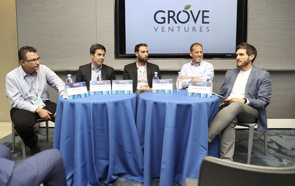 Asaf Cohen (left), Emmanuel Lagarrigue, Tomer Poran, Ronen Lavi and Lotan Levkowitz. Photo: Orel Cohen