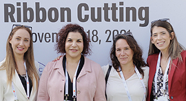 The ribbon-cutting event in Be’er Sheva. Photo: Osher Ben Sheetrit