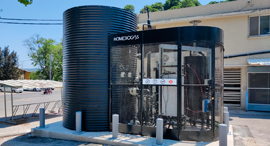 The HomeBiogas system. Photo: HomeBiogas