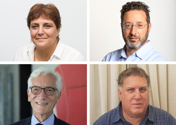 Clockwise from top left: Dganit Vered, Oded Mermoni,  Dr. Gal Yarden, and Sir Ronald Cohen. Photo: N/A/Roy Bar