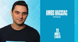 Amos Haggiag, CEO and co-founder of Optibus. Photo: Optibus