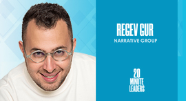 Regev Gur, founder of Narrative Group. Photo: Dor David Malka