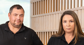 ProfiSea Labs’ founders Vladi and Vera Shulman. Photo: Aviv Kurt 