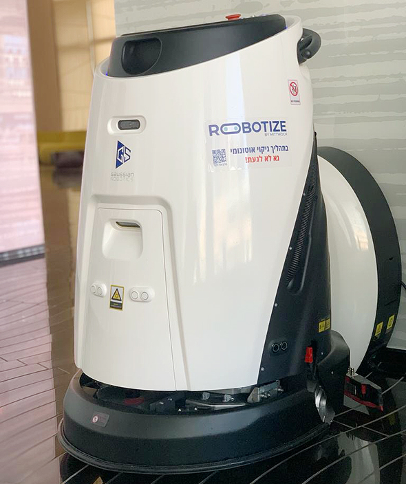 A look at the robotic cleaner. Photo:  Gaussian Robotics