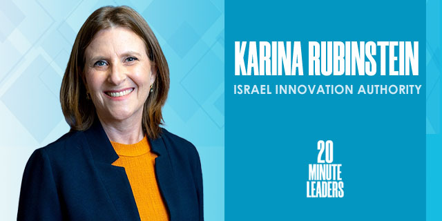 Karina Rubinstein, director of business development of Israel Innovation Authority’s Startup Division. Photo: Israel Innovation Authority