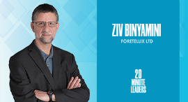 Ziv Binyamini, CEO of Foretellix Ltd. Photo: Foretellix
