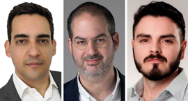 Simetria founders Ariel Weiss, Ziv Keinan, and Nir Atar. Photo: N/A