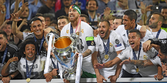 ריאל מדריד חוגגת זכייה 11 בגביע האלופות ליגת האלופות