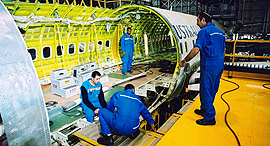 פס ייצור ב תעשייה אווירית התעשייה האווירית הרכבה מפעל
