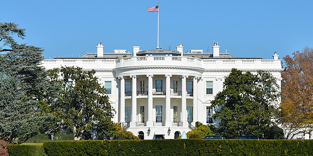 הבית הלבן וושינגטון ארה"ב ארמון נשיאותי