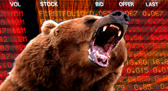 שוק דובי בורסה מניות ירידות לארג' חדש