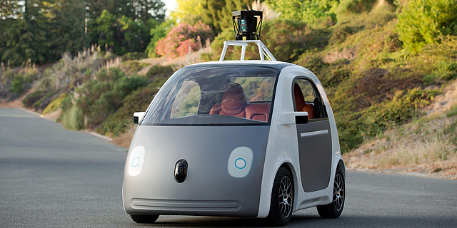 מכונית גוגל רכב אוטונומי מכונית חכמה Google