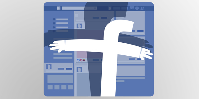 איור טכנולוגי חסימה חופשית פייסבוק