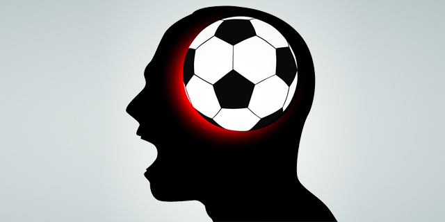 ספורט כדורגל מוח כדורגלן 