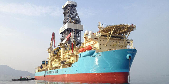 ספינת קידוח נפט של אקסון ב גינאה הצרפתית