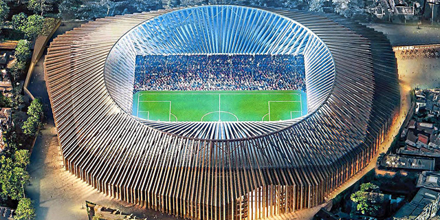 הדמיית אצטדיון של צ'לסי סטמפורד ברידג' החדש