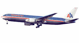מטוס בואינג 767 שמופעל על ידי אמריקן איירליינס