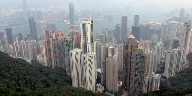 הונג קונג גורדי שחקים בניינים סקיי לין