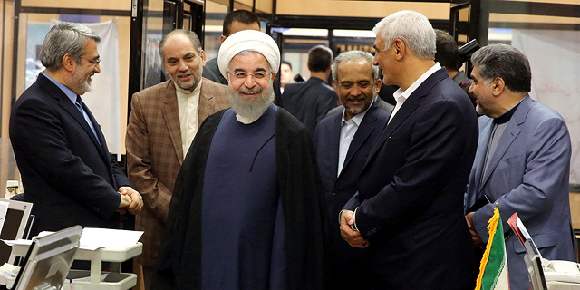 חסן רוחאני הזוכה ב בחירות ל נשיא אירן 2017