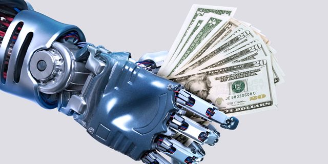 רובוט מנהל כספים כסף השקעות הייטק
