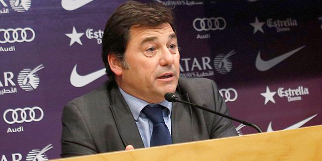 ראול סאנייהי לשעבר סגן נשיא ברצלונה כיום מנהל קשר כדורגל ארסנל
