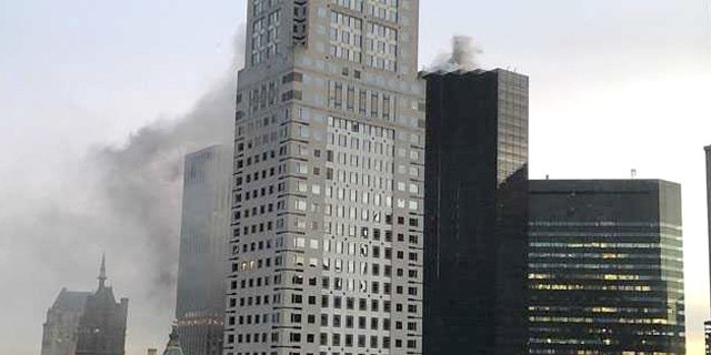 שריפה מגדל טראמפ ניו יורק