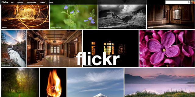 פליקר Flickr שיתוף תמונות