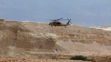 חיפוש אחר נעדרים ב נחל צפית שטפונות