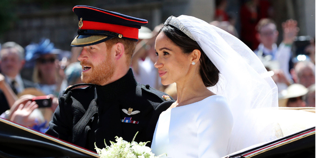חתונה הממלכתית ב בריטניה ה נסיך הארי ו מייגן מרקל מתחתנים 5