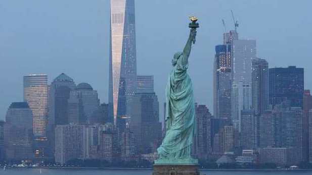 ניו יורק מנהטן פסל החירות ארה"ב המדינות העשירות 2018 