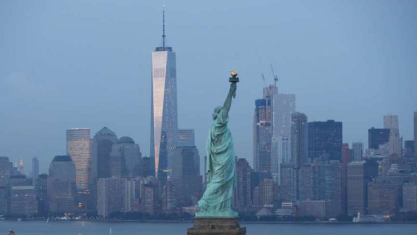 ניו יורק מנהטן פסל החירות ארה"ב המדינות העשירות 2018 