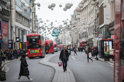 רחוב הקניות אוקספורד בלונדון, צילום: גטי אימג