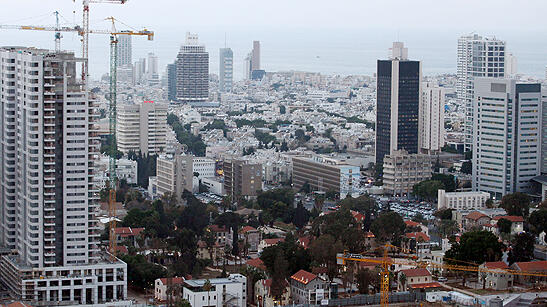 תל אביב נוף בניינים קו רקיע בניה מגדלים