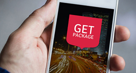 אפליקציה שליחויות חבילות GetPackage