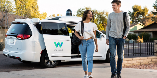 וויימו waymo מכונית אוטונומית רכב אוטונומי