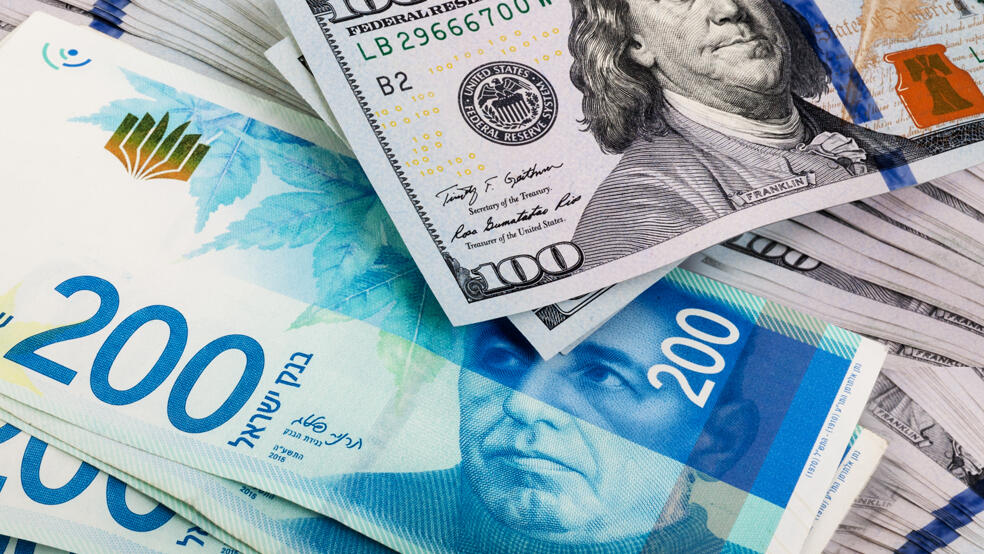 שקל דולר מט"ח מטבע חוץ שער חליפין כסף מזומן 