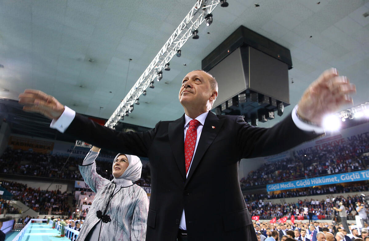 נשיא טורקיה רג'פ טאיפ ארדואן 23.6.18