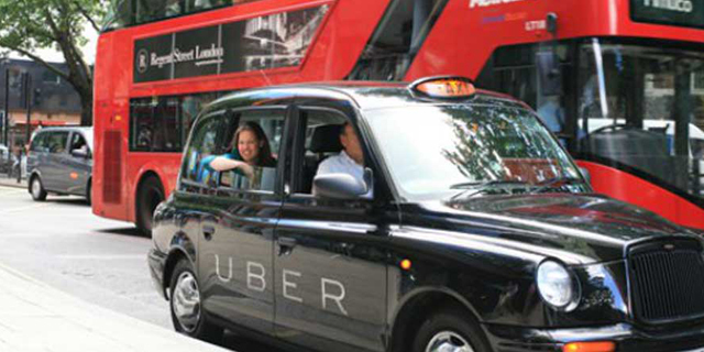 מונית אובר לונדון מוניות Uber