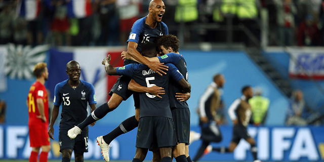 צרפת ניצחה את בלגיה ועלתה לגמר ה מונדיאל 2018