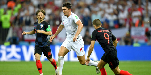 הארי מגווייר נבחרת אנגליה לוקה מודריץ' נבחרת קרואטיה מונדיאל 2018