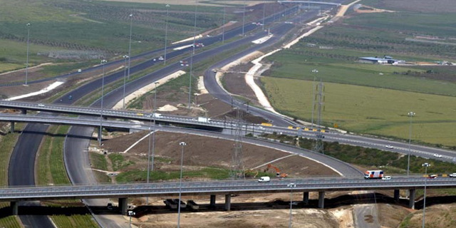 צומת קאסם צומת קסם מחלף כביש 6 כבישים מתחם לב ישראל