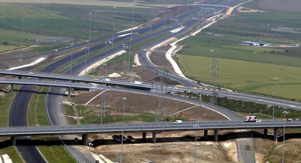 צומת קאסם צומת קסם מחלף כביש 6 כבישים מתחם לב ישראל