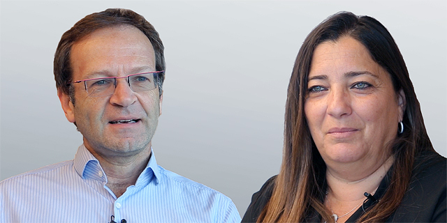 ניל קורני Markets Head _alt CEO of Citi Israel ו מירי אשכנזי מנהלת פיתוח עסקי בנק הפועלים