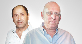 מימין: מייסד קופיקס אבי כץ ובעלי שיווק השקמה רמי לוי