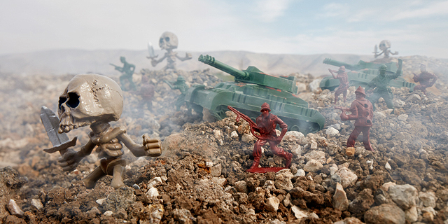 תמונה שצילם האמן בריאן מקארתי ב סוריה וב עיראק פנאי