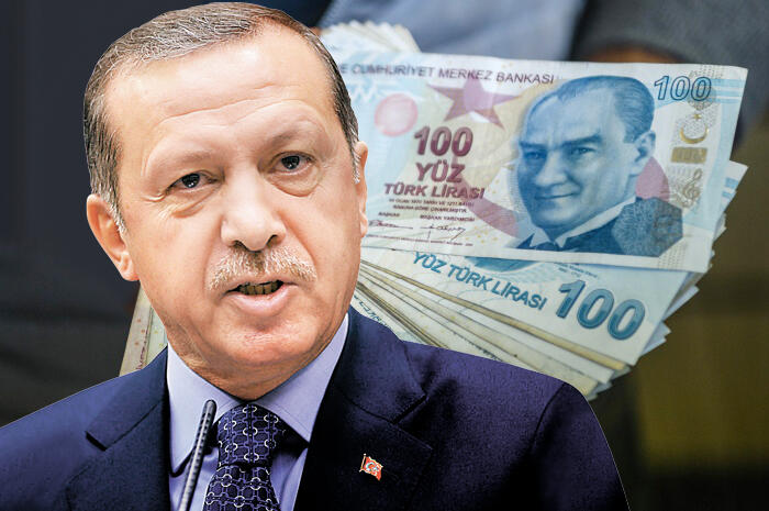 מנהיג טורקיה ארדואן; ריסק את המטבע המקומי, צילום: איי אף פי, רויטרס