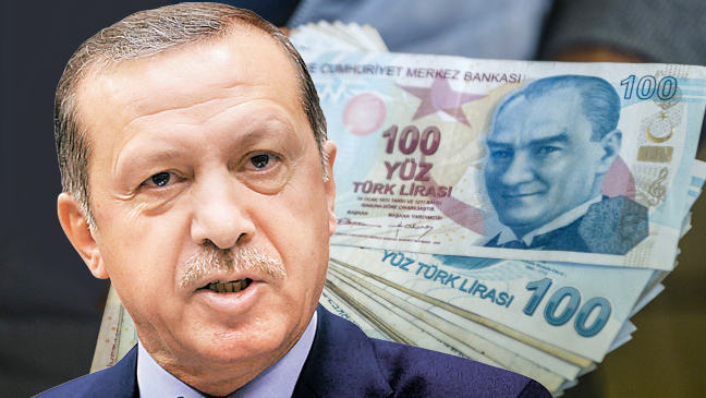 ארדואן לירה טורקית מטבע כסף שטרות טורקיה