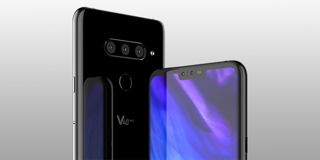 LG V40 הדלפה פאבלט סמארטפון