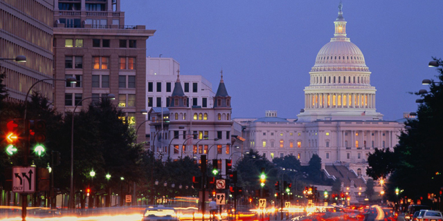 וושינגטון די.סי בירת ארה"ב בית הנבחרים סנאט קונגרס 