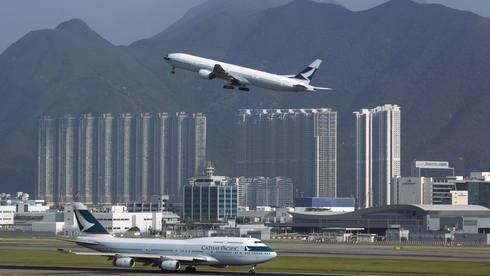 שדה התעופה בהונג קונג, צילום: רויטרס